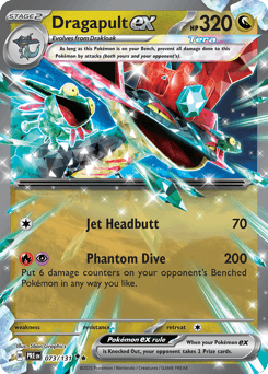Dragapult ex #73 — Pokemon Prismatic Evolutions