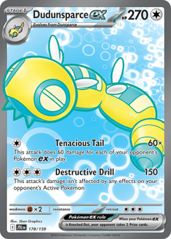 Dudunsparce ex #178 — Pokemon Journey Together