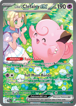 Lillie's Clefairy Ex #184 — Pokemon Journey Together