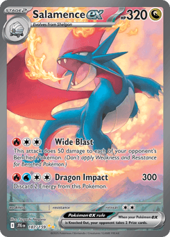 Salamence ex #187 — Pokemon Journey Together