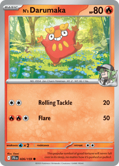 N's Darumaka #26 — Pokemon Journey Together
