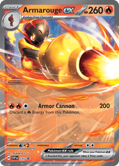 Armarouge Ex #105 — Pokemon Promo