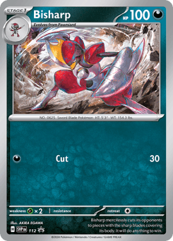 Bisharp #112 — Pokemon Promo