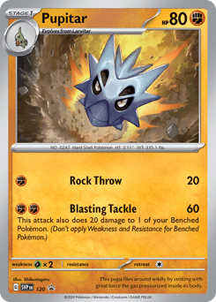 Pupitar #120 — Pokemon Promo