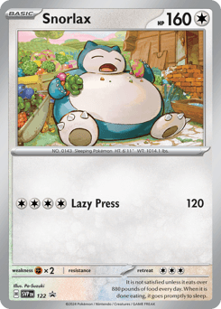 Snorlax #122 — Pokemon Promo