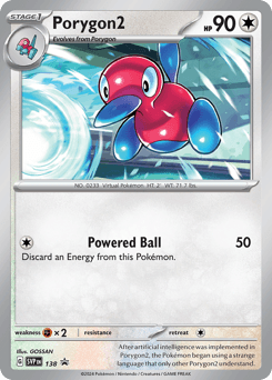 Porygon2 #138 — Pokemon Promo