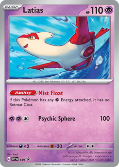 Latias #139 — Pokemon Promo