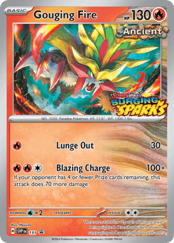 Gouging Fire #151 — Pokemon Promo