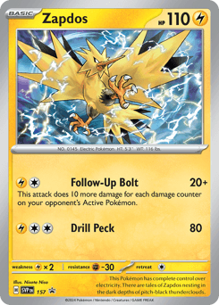 Zapdos #157 — Pokemon Promo