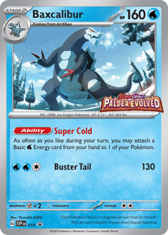 Baxcalibur #19 — Pokemon Promo