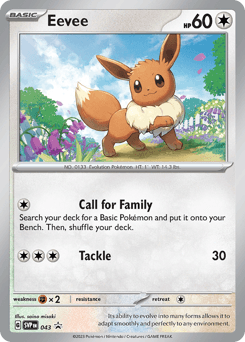 Eevee #43 — Pokemon Promo
