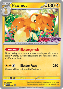 Pawmot #6 — Pokemon Promo