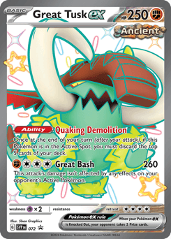 Great Tusk ex #72 — Pokemon Promo