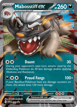 Mabosstiff ex #86 — Pokemon Promo