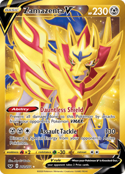 Zamazenta V #212 — Pokemon Sword & Shield