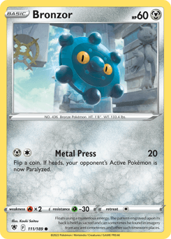Bronzor #111 — Pokemon Astral Radiance