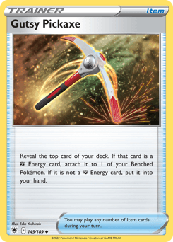 Gutsy Pickaxe #145 — Pokemon Astral Radiance