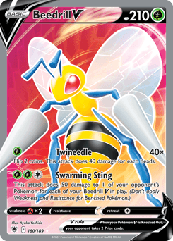 Beedrill V #160 — Pokemon Astral Radiance