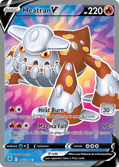 Heatran V #165 — Pokemon Astral Radiance