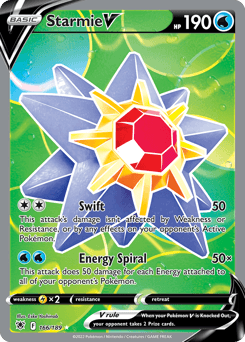 Starmie V #166 — Pokemon Astral Radiance