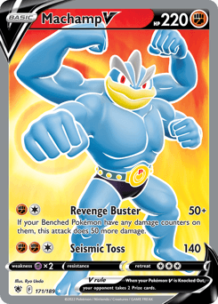 Machamp V #171 — Pokemon Astral Radiance