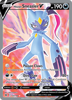 Hisuian Sneasler V #174 — Pokemon Astral Radiance