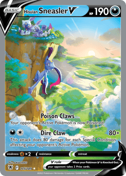 Hisuian Sneasler V #175 — Pokemon Astral Radiance