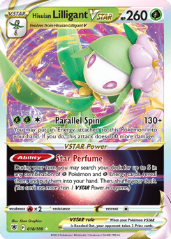Hisuian Lilligant VSTAR #18 — Pokemon Astral Radiance