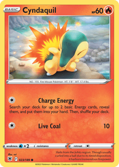 Cyndaquil #23 — Pokemon Astral Radiance