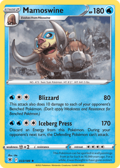 Mamoswine #33 — Pokemon Astral Radiance