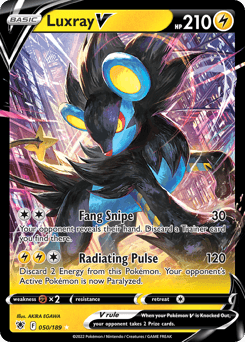 Luxray V #50 — Pokemon Astral Radiance