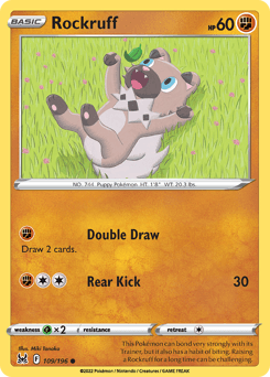 Rockruff #109 — Pokemon Lost Origin