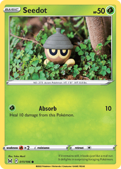 Seedot #11 — Pokemon Lost Origin