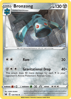 Bronzong #126 — Pokemon Lost Origin