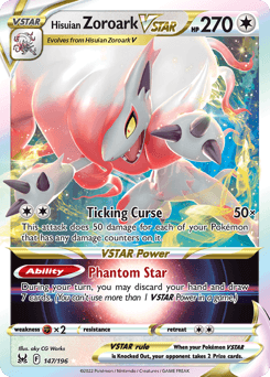 Hisuian Zoroark VSTAR #147 — Pokemon Lost Origin