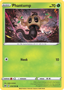 Phantump #16 — Pokemon Lost Origin