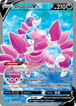 Drapion V #182 — Pokemon Lost Origin