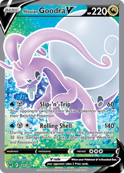 Hisuian Goodra V #187 — Pokemon Lost Origin