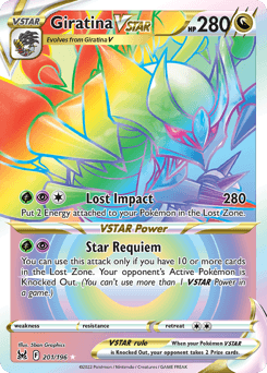 Giratina VSTAR #201 — Pokemon Lost Origin