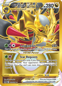 Giratina VSTAR #212 — Pokemon Lost Origin
