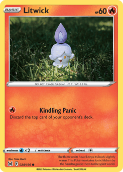 Litwick #24 — Pokemon Lost Origin