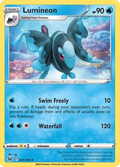 Lumineon #41 — Pokemon Lost Origin