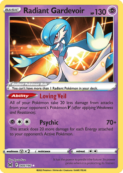 Radiant Gardevoir #69 — Pokemon Lost Origin
