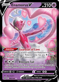 Enamorus V #82 — Pokemon Lost Origin