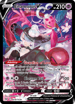 Enamorus V #TG18 — Pokemon Lost Origin