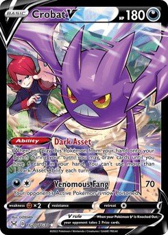 Crobat V #TG20 — Pokemon Lost Origin
