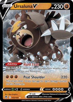Ursaluna V #102 — Pokemon Silver Tempest