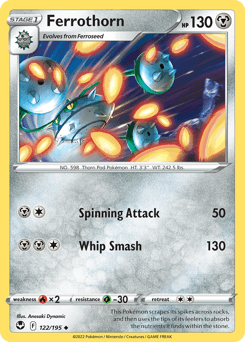 Ferrothorn #122 — Pokemon Silver Tempest