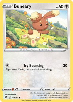 Buneary #144 — Pokemon Silver Tempest