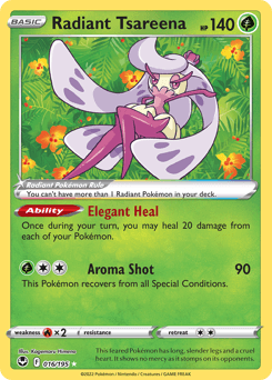 Radiant Tsareena #16 — Pokemon Silver Tempest